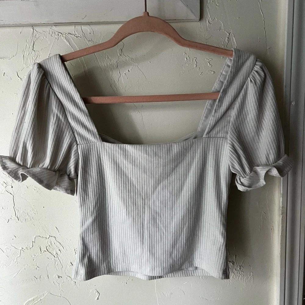 Privacy Please Ribbed Top - Picture 3 of 4